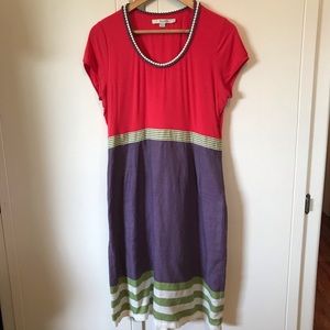 Boden colorblock dress